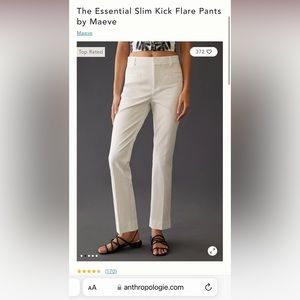 The Essential Slim Kick Flare Pants by Maeve